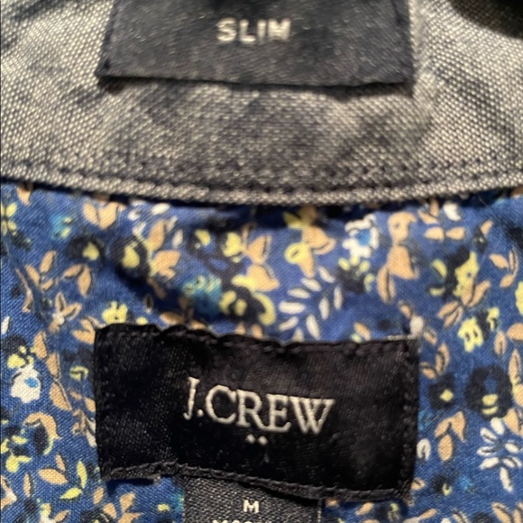 J.Crew Floral Short-Sleeve Button-Down Shirt - Picture 2 of 3
